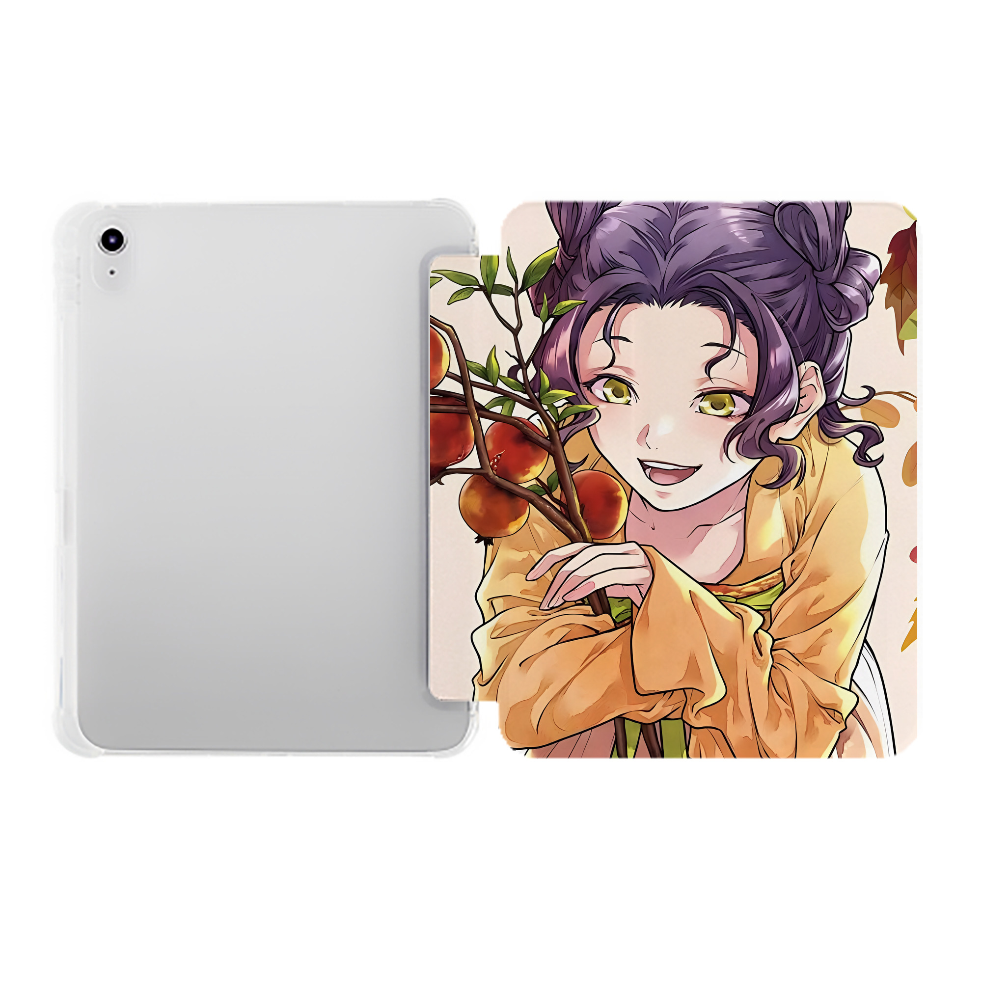 （画像用） 薬屋のひとりごと The Apothecary Diaries IPad ケース ペン収納付き 三つ折りスタンド PUレザー×シリコン 対応機種9.5/10.5/10.9インチ